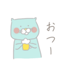 ラッコになりたいネコ（個別スタンプ：15）