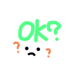 元気になる落書き文字（English）（個別スタンプ：5）