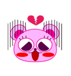 ピンクのハートくまちゃん♥️（個別スタンプ：32）