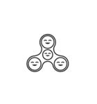 ステッカー(笑顔)（個別スタンプ：14）