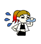 毎日フィトネス＆ジャンプ（個別スタンプ：15）