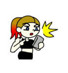 毎日フィトネス＆ジャンプ（個別スタンプ：16）