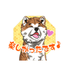 秋田犬のLineスタンプ（個別スタンプ：19）