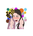 かわいいキャリアウーマン(Thai ver.)（個別スタンプ：4）