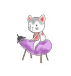 狛犬＆狛獅子と過ごす昔懐かしい日本の夏（個別スタンプ：29）