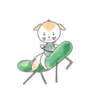 狛犬＆狛獅子と過ごす昔懐かしい日本の夏（個別スタンプ：30）