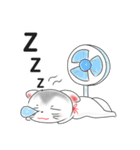 狛犬＆狛獅子と過ごす昔懐かしい日本の夏（個別スタンプ：34）