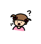 かわいい女の子だよ（個別スタンプ：5）
