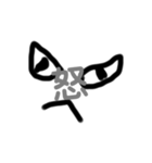 お化けちゃんと顔文字（個別スタンプ：3）