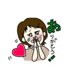 めめ(女の子)からのメッセージ（個別スタンプ：9）