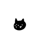ふつうのくろねこ（個別スタンプ：16）