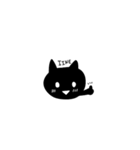 ふつうのくろねこ（個別スタンプ：21）
