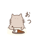 茶色いねこくん（個別スタンプ：13）