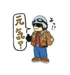 バイクの日常(ミニバイク)（個別スタンプ：30）