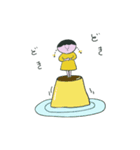 きいろなおさげさん（個別スタンプ：10）
