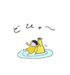 きいろなおさげさん（個別スタンプ：12）