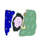 きいろなおさげさん（個別スタンプ：17）