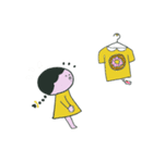 きいろなおさげさん（個別スタンプ：23）