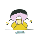 きいろなおさげさん（個別スタンプ：24）