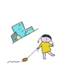 きいろなおさげさん（個別スタンプ：25）