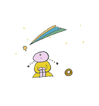 きいろなおさげさん（個別スタンプ：31）