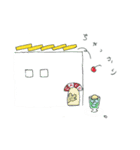 きいろなおさげさん（個別スタンプ：35）