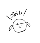 吹き出しで叫ぶ女の子（個別スタンプ：6）