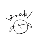 吹き出しで叫ぶ女の子（個別スタンプ：33）