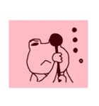 バスケが好きなだけのカエルさん 3（個別スタンプ：7）