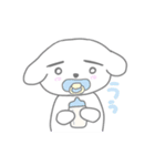 近所のしろいわんちゃん（個別スタンプ：13）