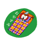 ねこの着ぐるみさんのカラフルスタンプ（個別スタンプ：19）