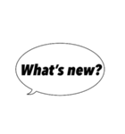 シンプル英語で！吹き出しバージョンvol.2（個別スタンプ：2）