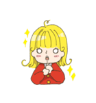 くるくるちゃんのおしゃべり。（個別スタンプ：1）