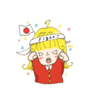 くるくるちゃんのおしゃべり。（個別スタンプ：3）