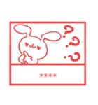 パリピポウサギ11【カスタム名前ハンコ】（個別スタンプ：39）