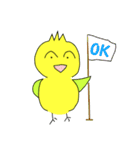 かわいいインコの日常スタンプ（個別スタンプ：10）