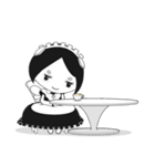 日常で使える糖分メイドさんのスタンプ（個別スタンプ：34）