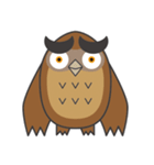 飛べないフクロウ（個別スタンプ：1）