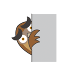 飛べないフクロウ（個別スタンプ：8）