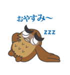 飛べないフクロウ（個別スタンプ：16）