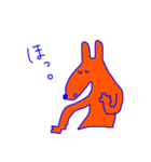 オレンジのオオカミ（個別スタンプ：12）