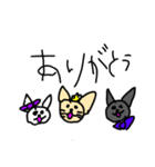 5さい女子るちゃそが作ったスタンプ1（個別スタンプ：3）