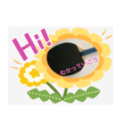 全力で卓球応援するよ（個別スタンプ：3）