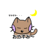 猫のちゃちゃが毎日話しかけるよ！（個別スタンプ：13）