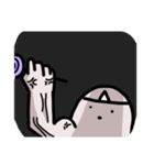 無言おばけのLINEスタンプ（個別スタンプ：2）