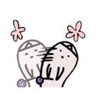 無言おばけのLINEスタンプ（個別スタンプ：4）
