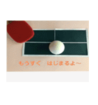 卓球の試合を楽しもう（個別スタンプ：15）
