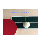 卓球の試合を楽しもう（個別スタンプ：17）