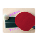 卓球の試合を楽しもう（個別スタンプ：24）