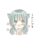リノにゃんのほっこり日常スタンプ（個別スタンプ：1）